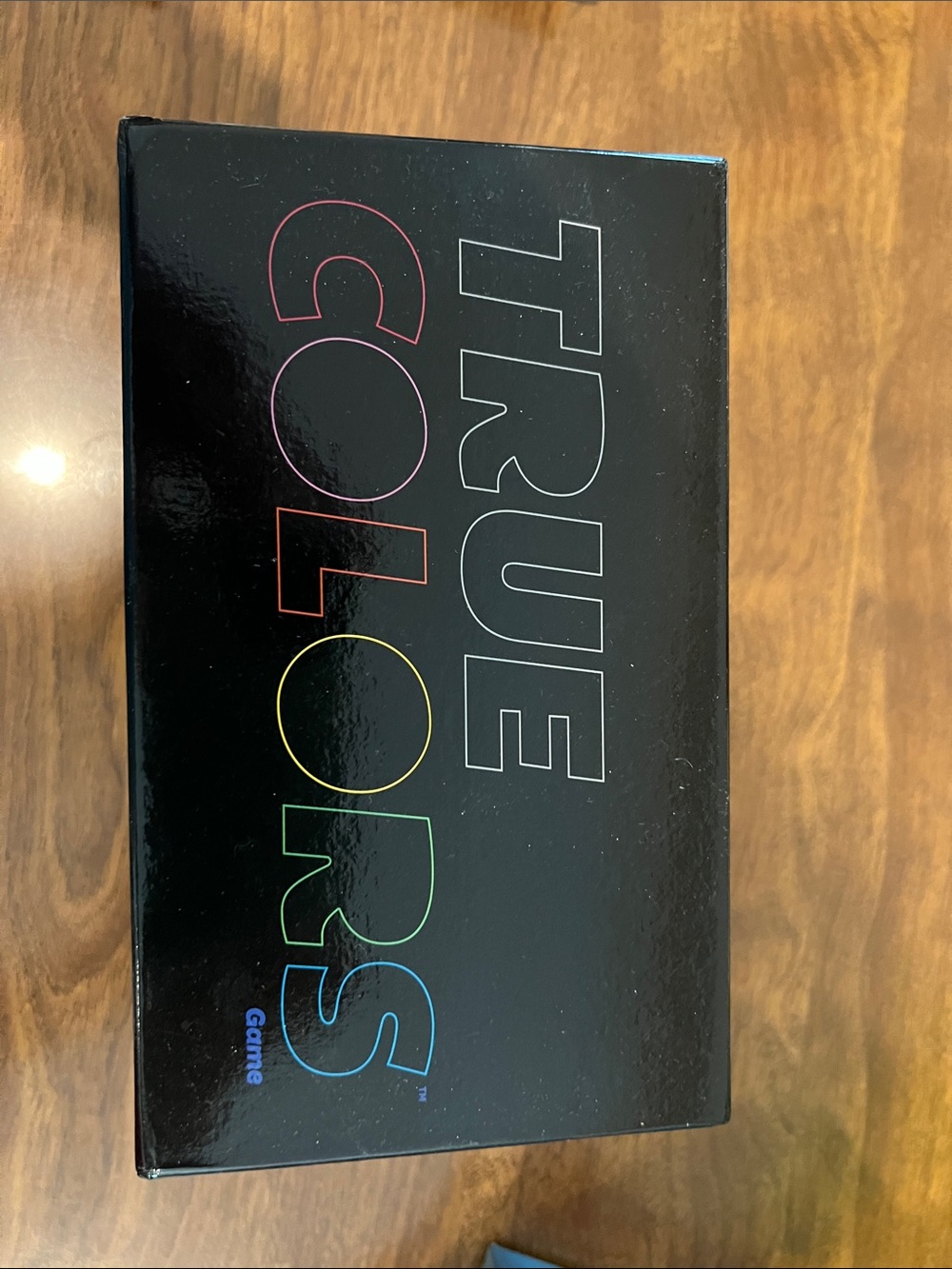 True Colors Board Game - Black Box with Rainbow Lettering